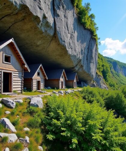 Découverte des maisons troglodytes d'Helleren au Jøssingfjord : une randonnée au cœur de la nature sauvage