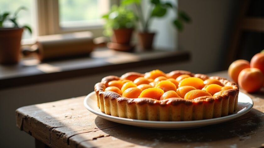 Délicieuse tarte aux abricots à la boîte : recette express et simplissime