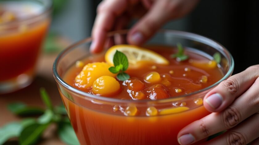Punch pour 50 convives : guide des quantités pour une fête réussie