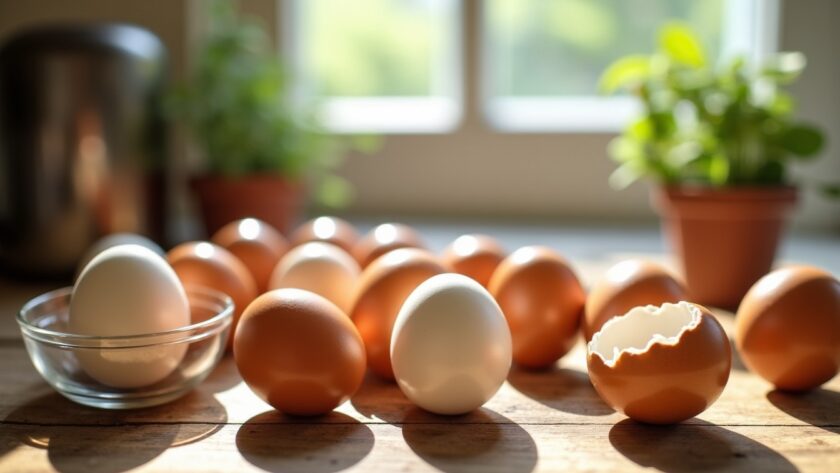 Poids du blanc d'œuf : guide complet selon la taille de l'œuf