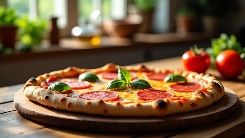 Découvrez notre recette simple et délicieuse de pizza maison à la salami