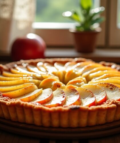 Délicieuse tarte normande aux pommes : recette simple et savoureuse