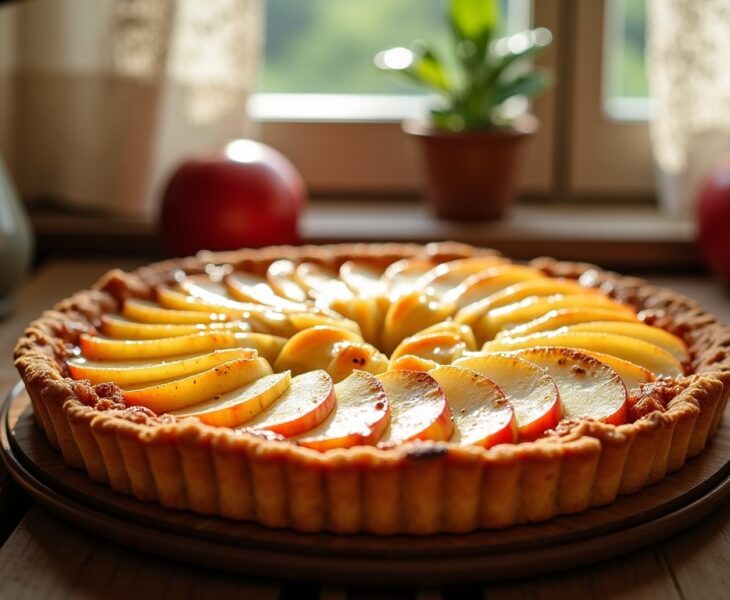 Délicieuse tarte normande aux pommes : recette simple et savoureuse