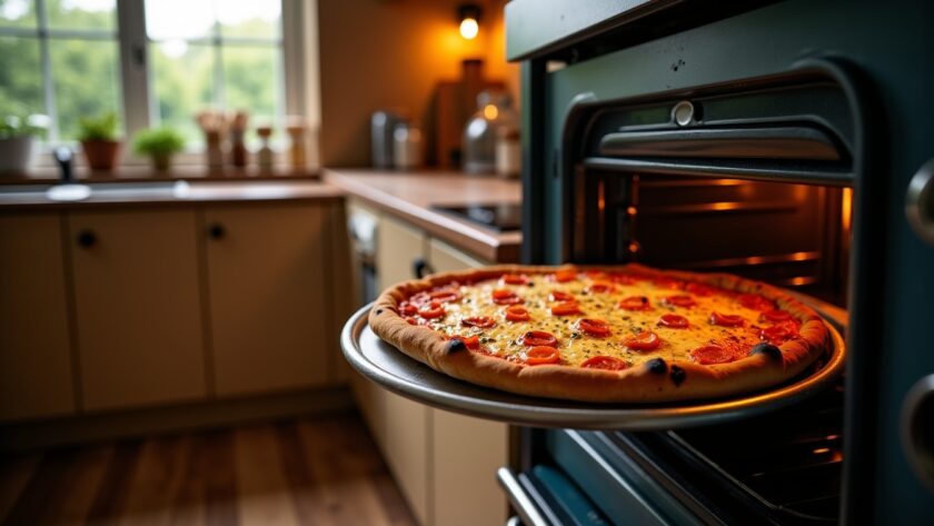 Comment réchauffer facilement votre pizza au four à 180°C pour un résultat parfait