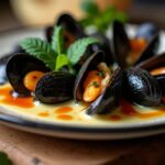 Moules à la crème : recette rapide et savoureuse au vin blanc