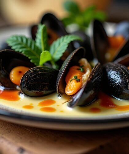 Moules à la crème : recette rapide et savoureuse au vin blanc