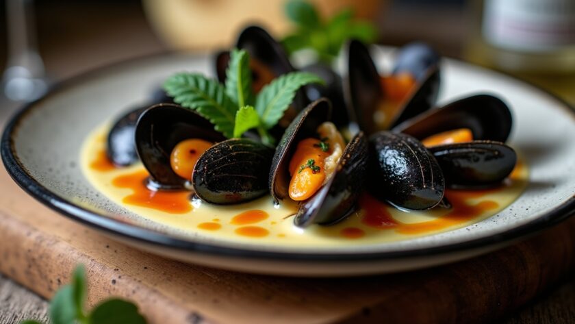 Moules à la crème : recette rapide et savoureuse au vin blanc