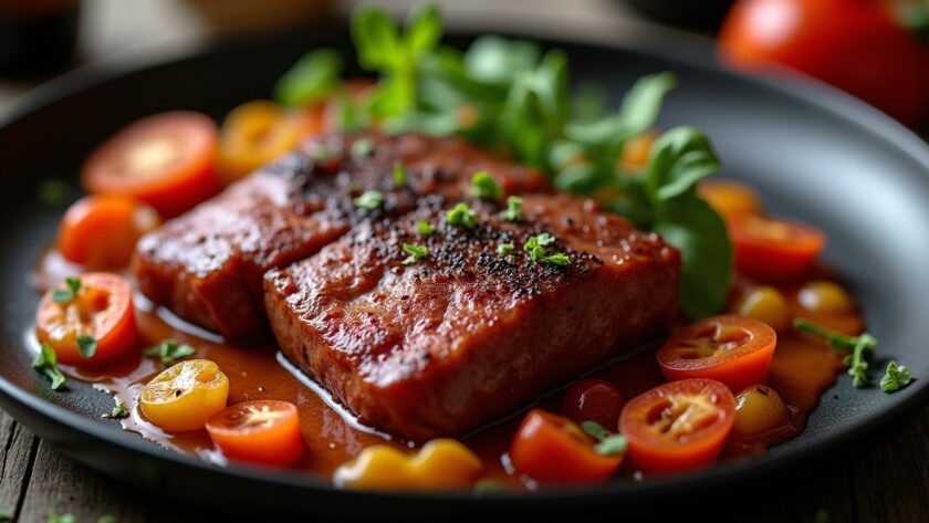 Daube de bœuf traditionnelle : mijoté savoureux au vin rouge et légumes de saison