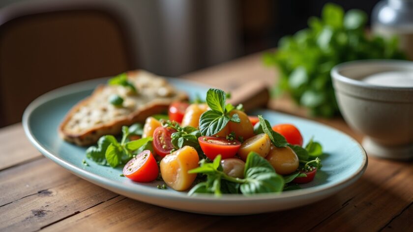 Délice printanier : la recette authentique de la salade pascale provençale