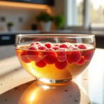 Recette rapide : Soupe pétillante au champagne et fruits rouges surgelés