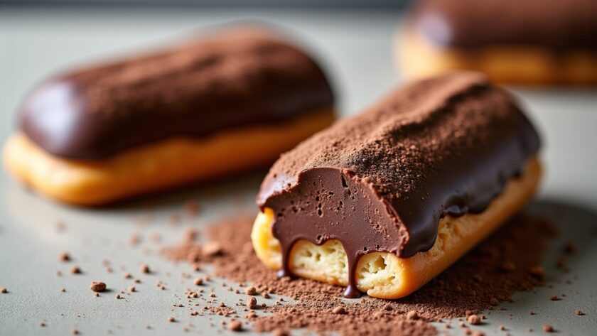 Éclair au chocolat : calories et données nutritionnelles détaillées