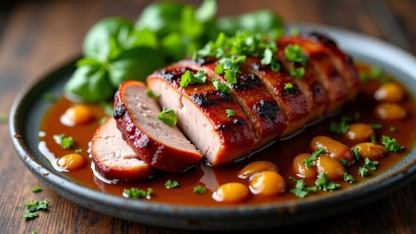 Rôti de porc express au Cookeo accompagné d'un fond de veau savoureux et facile