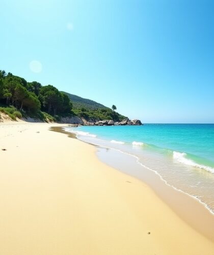 Découvrez la plage du Trélus à Toulon : un écrin de sable fin au cœur d'un paysage naturel préservé