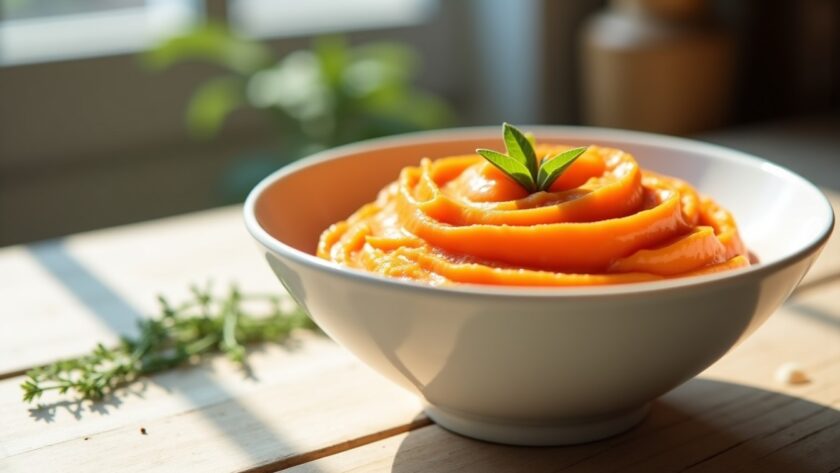 Purée de carottes : suggestions simples et gourmandes pour sublimer votre plat
