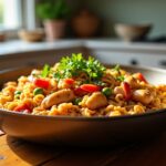Fideuà au poulet : une recette simple et rapide à réaliser chez soi