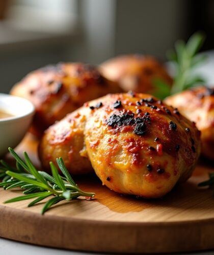 Cuisses de poulet rôties au four : la recette facile pour une peau délicieusement croustillante