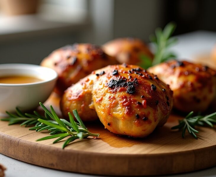 Cuisses de poulet rôties au four : la recette facile pour une peau délicieusement croustillante