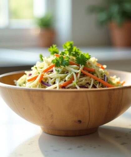 Coleslaw classique : la recette simple et savoureuse de la salade de chou et carottes