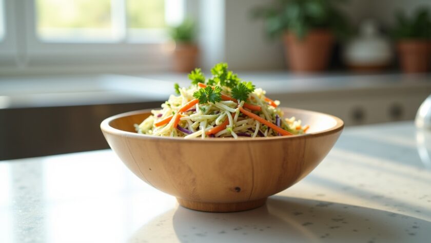 Coleslaw classique : la recette simple et savoureuse de la salade de chou et carottes