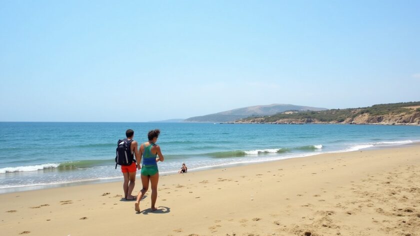 Halikounas à Corfou : escapade nature sur une plage sauvage préservée